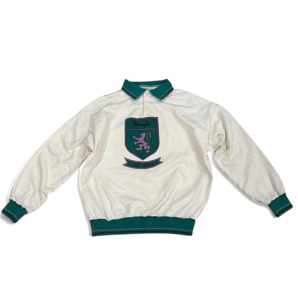 Vintage Pringle of Scotland Polo Sweatshirt